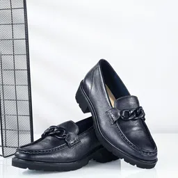 Overdrive Women Leather Loafers Shoes-picture-48
