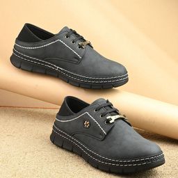 JK Port Men Round Toe Sneakers-image-9