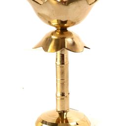 The Spiritual Living Gold-Toned Akhand Lotus Kamal Nanda Diya-image-27