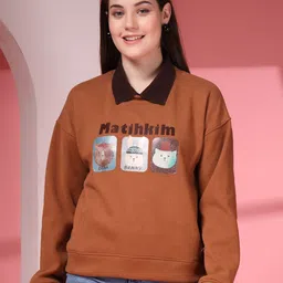 Thirty Threads Women Printed Pullover Sweatshirt-picture-46