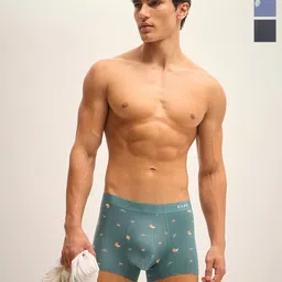 THE BEAR HOUSE Pack Of 3 Men Mid-Rise Trunks BRI-ROBIT-P3-image-16