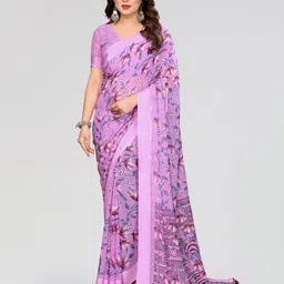 Moda Rapido Floral Poly Georgette Saree-picture-37