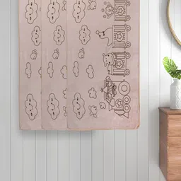 Myntra Elegant Homes Beige 3 Printed Cotton 300 GSM Bath Towel-image-34