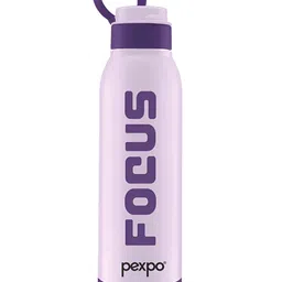 Pexpo Macho Purple Brand Logo Printed Stainless Steel Vacuum Water Bottle-900ml-image-3
