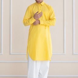 APPIX Men Shirt Collar Straight Kurta With Salwar-picture-0