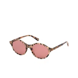 WEB EYEWEAR Women Pink Lens & Brown Round Sunglasses with UV Protected Lens WE0266 51 55S-picture-27
