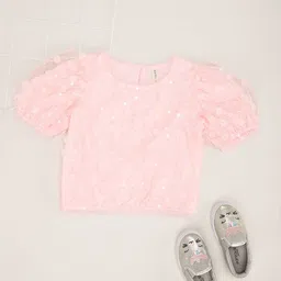 Pantaloons Junior Girls Embellished Crop Top-picture-39