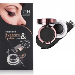 2in1 black gel eyeliner with black multipurpose eyebrow / smoky eyeshadow powder 7 ml-image-8