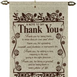 Thank You Scroll Card Greeting Card-27