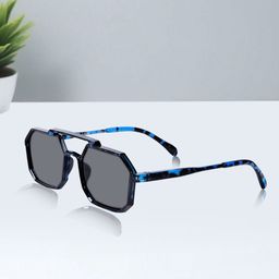 WROGN Men Rectangle Sunglasses with UV Protected Lens WRNSG-82822-04-26