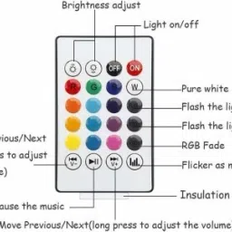 FUTURESTARRKK Colour Changing Smart Led Music Bulb Remote Controller Bluetooth Music Bulb Smart Bulb image 3