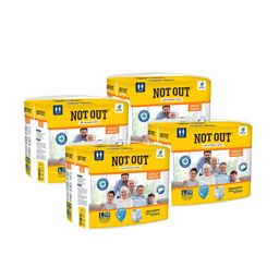 Not Out Set Of 4 3D Core Technology Adult Diapers - 10 Pieces Each - L-23