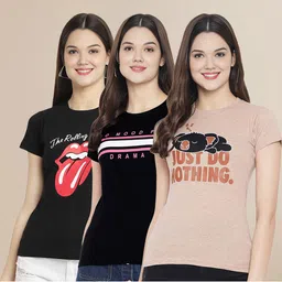 Metronaut Women Typography 3 T-shirt-picture-17