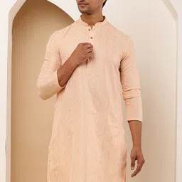MULTI SHADES Self Design Straight Kurta With Pyjama-image-84