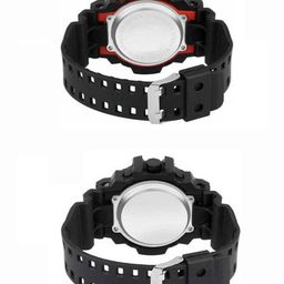 Hala Men Pack of 2 Dial & Regular Straps Digital Watch Combo-SSA- Red+Blue image 3