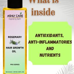 ASHLY CARE Rosemary Hair Growth Oil- 100 ml image 3