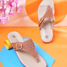 DOCTOR EXTRA SOFT Women Fashion T-Strap Flats-image-91