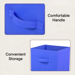 Aura Blue Set of 3 Regular Multi-Utility Organisers image 3