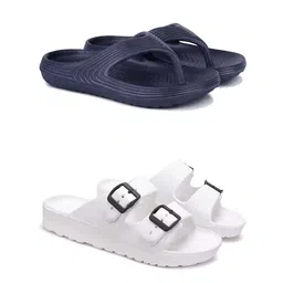 PENNEN Men Set Of 2 Thong Flip-Flops & Sliders-picture-51