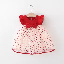 LULU & SKY Polka Dot Print Fit & Flare Dress-picture-28