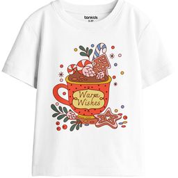 BonOrganik Girls Graphic Printed Round Neck Cotton Oversized T-shirt-picture-30