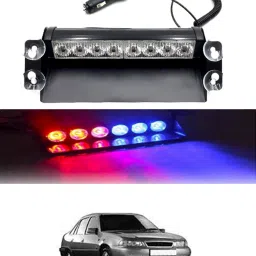 12V/8Led Red & Blue Dash Police Strobe Flash Warning Light For Car/SUV/Jeep-057 Car Fancy Lights-image-88