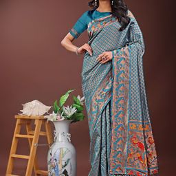 Pandadi Saree Ethnic Motifs Woven Design Zari Sarees-image-42