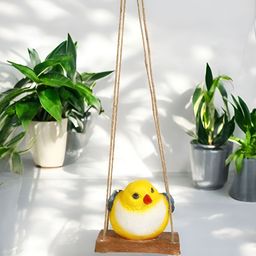 Myntra Elegant Homes Yellow And Brown Birds And Animals Curio Showpiece-picture-27