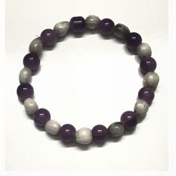 Divine souvenirs Unisex Artificial Beaded Elasticated Bracelet-33