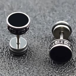 The Roadster Lifestyle Co Men Silver-Plated Stud Earrings-picture-53