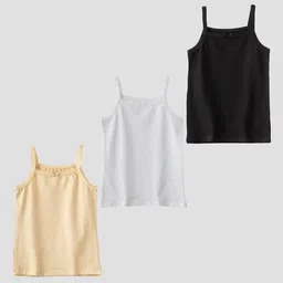 YUV Girls Pack Of 3 Non Padded Camisoles-image-82