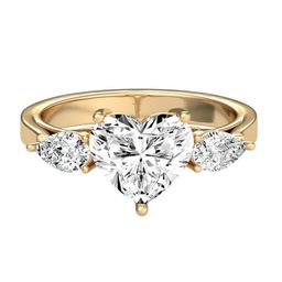THE JEWEL HOUSE Women 14 Kt Gold Lab Grown 2.51 CT Diamond Ring 3.1 gm-image-43