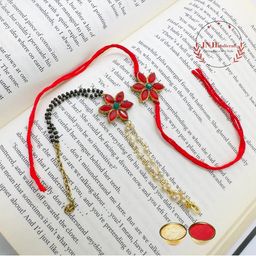 JN HANDICRAFT Red Rakhi-image-82