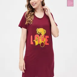 Christy World Women 2 Printed Extended Sleeves T-shirt-image-89