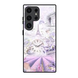 QRIOH Vintage Time Printed Samsung Galaxy S24 Ultra 5G Glass Back Case Mobile Accessories-image-61