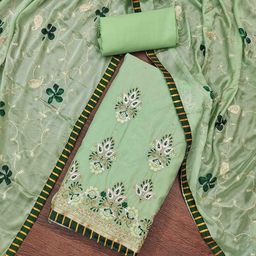 KIMISHA Embroidered Unstitched Dress Material-image-94