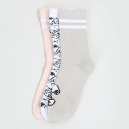 max Women Pack Of 3 Patterned Crew-length Socks-38