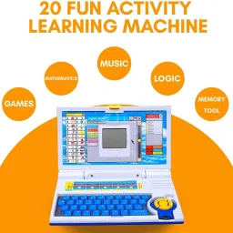 jr club Educational Toy Learning Laptop Computer Toy with LED Screen Display image 3