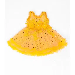 Smuktar garments Girls Yellow Dresses-38