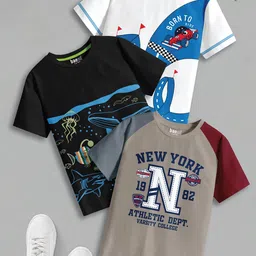 BAESD Boys 3 Pure Cotton T-shirt-image-47