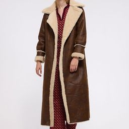 COVER STORY Women Shearling Long Fur Overcoat-picture-38