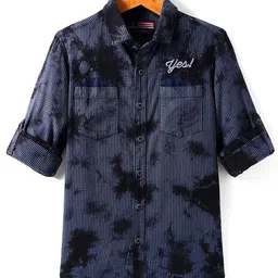Infinity Boys Opaque Checked Casual Shirt-image-77
