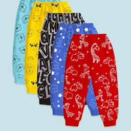 YK Boys Pack of 5 Cotton Regular Fit Track Pants-picture-26