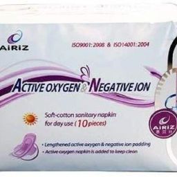 AIRIZ ACTIVE OXYGEN & NEGATIVE ION RELAX SOFT-COTTON SANITARY NAPKIN FOR DAY USE (10 PIECES) PACK OF 1 Sanitary Pad-image-57