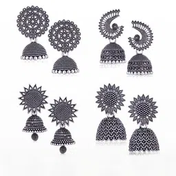 DIVASTRI Silver-Plated Alloy Earrings-83