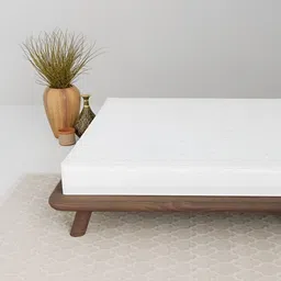 CURIOUS LIFESTYLE White Quilted Orthopedic Single Mattress-15