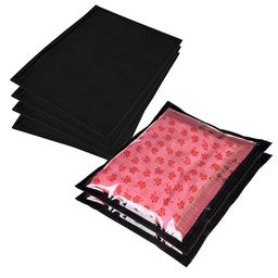 Kuber Industries Black Set of 6 Regular Multi-Utility Organisers-15
