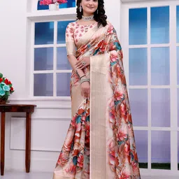 Sadika Floral Zari Kanjeevaram Saree-image-93