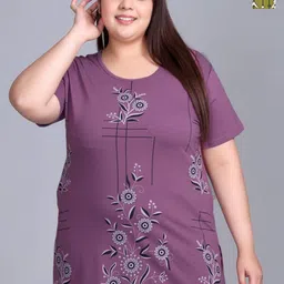 IN Love Pack Of 2 Plus Size Printed Lounge T-Shirt with Pocket-17