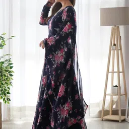 Jash Creation Women Floral Printed Anarkali Kurta-image-36